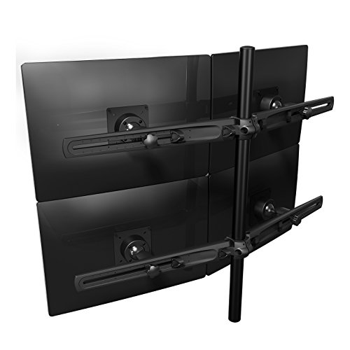 Dataflex 313 ViewMaster M3 Monitorarm (Tragkraft max. 4X 12kg, bis 61 cm (24 Zoll) Bildschirmdiagonale, VESA: MIS-D 75x75/100x100mm kompatibel) anthrazit von Dataflex