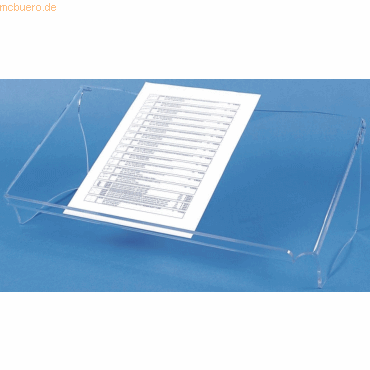 Dataflex Dokumentenhalter ErgoDoc FH 410 A3 quer Acryl transparent von Dataflex