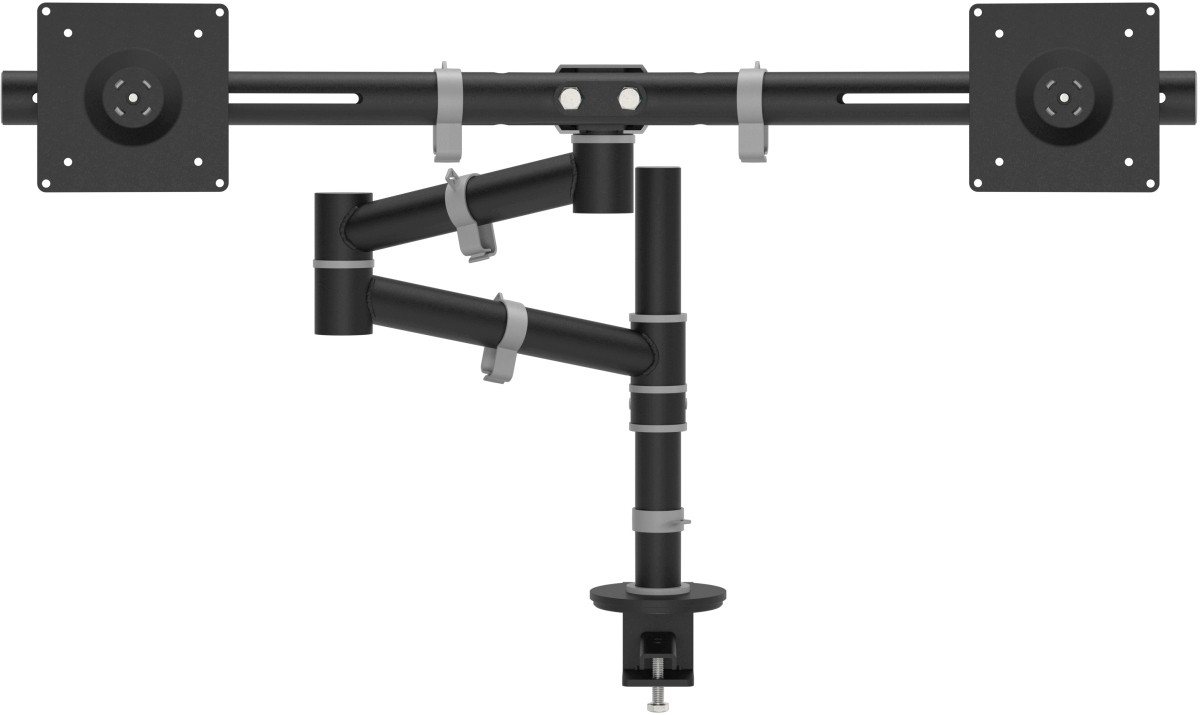 Dataflex Monitorarm viewgo Schreibtisch 133 für 2 Monitore schwarz. Monitor-Halterung von Dataflex