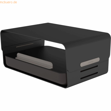 Dataflex Monitorerhöhung Addit Bento 123 höhenverstellbar schwarz von Dataflex