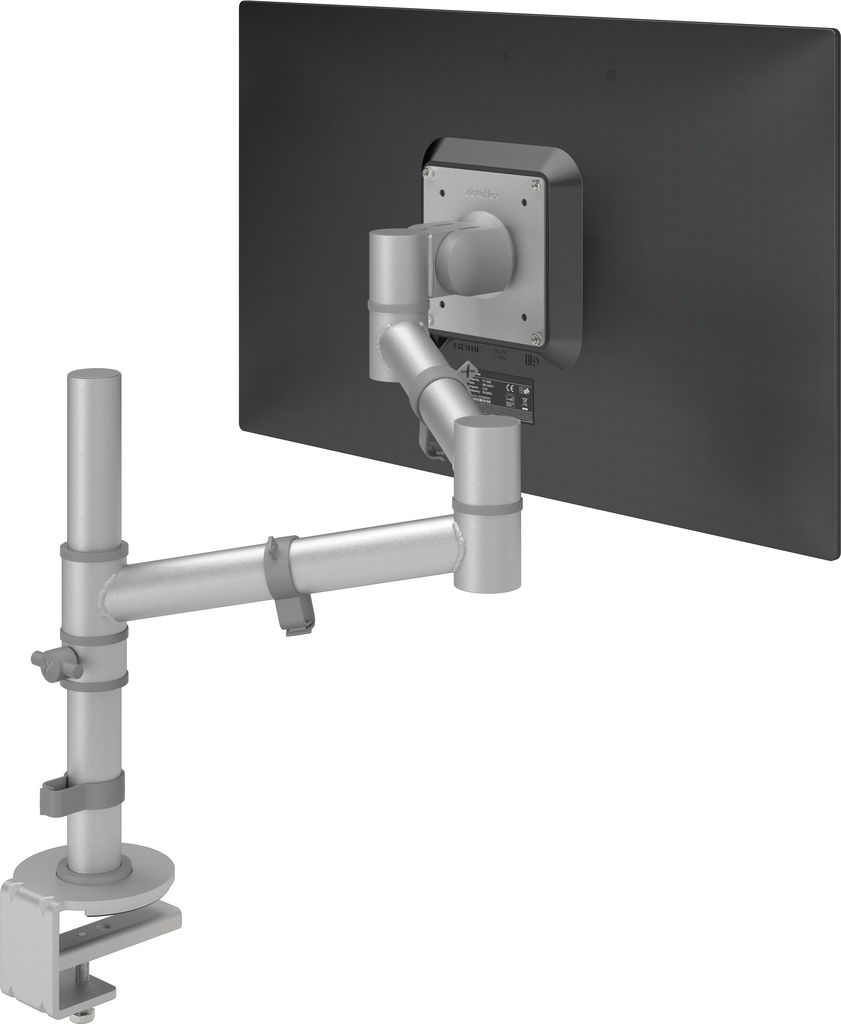 Dataflex Viewgo Monitorarm - Schreibtisch 122 - 75 x 75,100 x 100 mm - Schaum - Stahl - -50 - 90° - Silber (48.122) von Dataflex