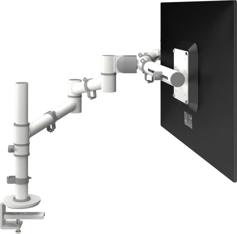 Dataflex Viewgo Monitorarm - Schreibtisch 130 - 75 x 75,100 x 100 mm - Stahl - -50 - 90° - Weiß (48.130) von Dataflex