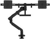 Dataflex Viewgo pro desk 643 - Befestigungskit (Doppelarm, doppelte Tischklemmenhalterung, VESA-Schnellverschlussplatte) - für 2 Monitore - Monitorarm - Aluminium - Schwarz - Bildschirmgröße: 62-100 cm (24.4-39.4) (48.643) von Dataflex