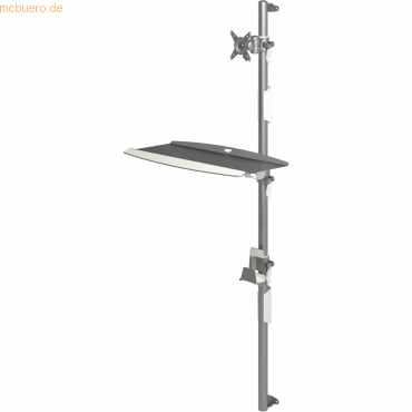 Dataflex Workstation Viewmate Wandbefestigung 732 silber von Dataflex