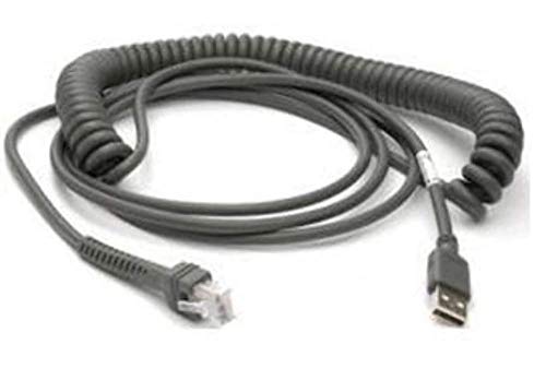 Datalogic 5 m USB2.0 A – USB Kabel (USB A, männlich/männlich, Schwarz) von Datalogic
