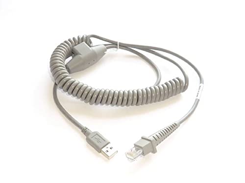 Datalogic 90A051922 USB Cable Type A Optional Pot or External Power Supply Coiled CAB-412 2.9 m Length von Datalogic