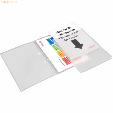 25 x Dataplus Schnellhefter-Mappe A4 natur-transparent von Dataplus