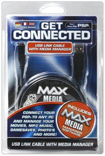 PSP - Get Connected USB Link Kabel inkl. Media Manager von Datel