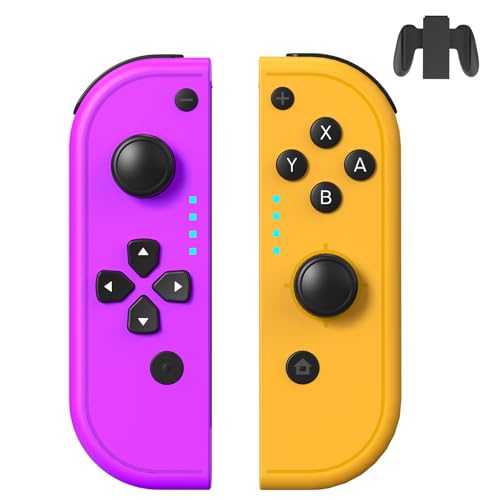 Datree Wireless Controller kompatibel mit Switch/OLED/Lite, Controller Unterstützung Wake-up und 6-Achsen-Gyro mit ein Paar Handschlaufe Datree Wireless Controller kompatibel mit Switch/OLED/Lite, Controller Unterstützung Wake-up und 6-Achsen-Gyro mit ein Paar Handschlaufe von Datree