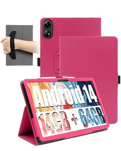 Magnetische Hülle für DOOGEE Tab G6+ 11-Zoll-Tablet,Daunke Stoßfest mit Stift-Slot,Daunke wasserdicht, Anti-Kratzer, Multi-Winkel-Ständer, mit Handschlaufe, schlank langlebig, Rosenrot Magnetische Hülle für DOOGEE Tab G6+ 11-Zoll-Tablet,Daunke Stoßfest mit Stift-Slot,Daunke wasserdicht, Anti-Kratzer, Multi-Winkel-Ständer, mit Handschlaufe, schlank langlebig, Rosenrot von Daunke