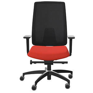 Dauphin Bürostuhl Indeed mesh Stoff orange, Gestell schwarz Dauphin Bürostuhl Indeed mesh Stoff orange, Gestell schwarz von Dauphin