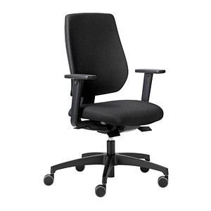 Dauphin Bürostuhl speed-o comfort, SP 7639_SLP3 Stoff schwarz, Gestell schwarz Dauphin Bürostuhl speed-o comfort, SP 7639_SLP3 Stoff schwarz, Gestell schwarz von Dauphin