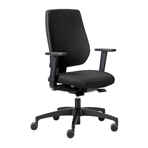 Dauphin Bürostuhl speed-o comfort, SP 7639_SLP3 Stoff schwarz von Dauphin