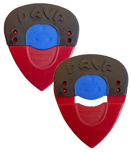 Dava® »CLICK PICK - MULTI-GAUGE GUITAR PICK« Plektren für Gitarre - 2er Pack von Dava
