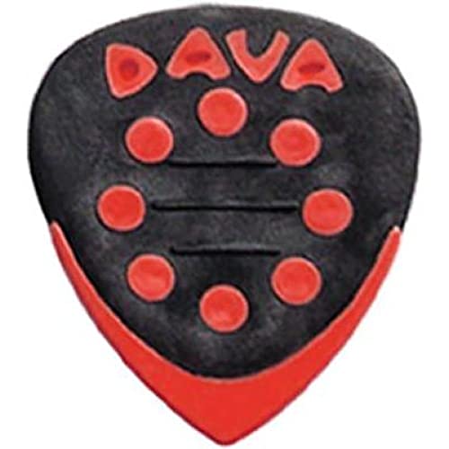 Dava Control Grip Tips 6 Stücke, Rot, 0.6mm, 6 Picks pro Packung von Dava
