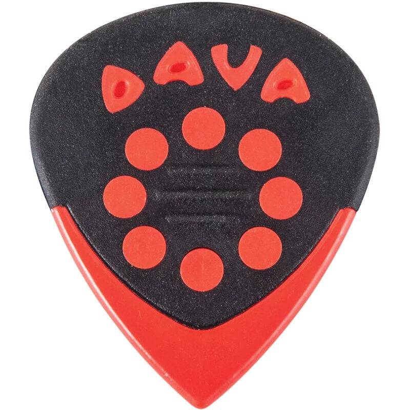 Dava Control Jazz Grips Delrin Red 6 Pack of Plectrums von Dava