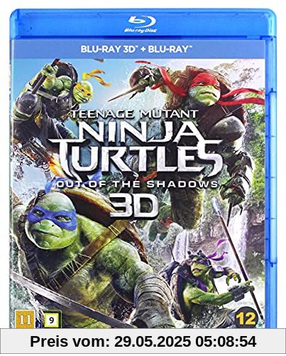 Teenage Mutant Ninja Turtles: Out of the Shadows [Blu-Ray]+[Blu-Ray 3D] [Region Free] (Deutsche Sprache. Deutsche Untertitel) von Dave Green