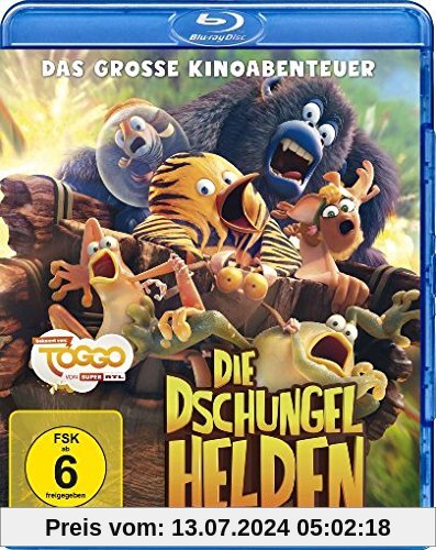 Die Dschungelhelden - Das große Kinoabenteuer [Blu-ray] von David Alaux