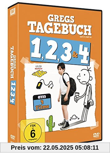 Gregs Tagebuch 1, 2, 3 & 4 [4 DVDs] von David Bowers