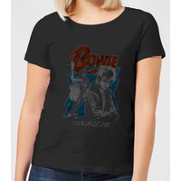 David Bowie 72 Tour Women's T-Shirt - Black - XXL von David Bowie