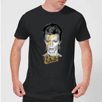 David Bowie Aladdin Sane On Black Men's T-Shirt - Black - L von David Bowie