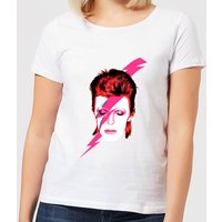 David Bowie Aladdin Sane Women's T-Shirt - White - L von David Bowie