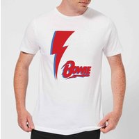 David Bowie Bolt Men's T-Shirt - White - 5XL von David Bowie