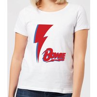 David Bowie Bolt Women's T-Shirt - White - L von David Bowie