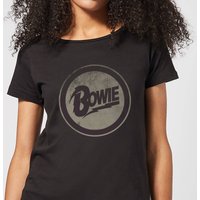 David Bowie Circle Logo Women's T-Shirt - Black - L von David Bowie