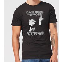 David Bowie Heroes Earls Court Men's T-Shirt - Black - M von David Bowie