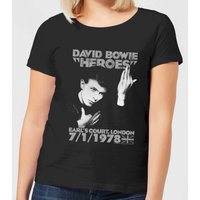 David Bowie Heroes Earls Court Women's T-Shirt - Black - 3XL von David Bowie