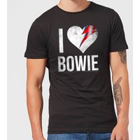 David Bowie I Love Bowie Men's T-Shirt - Black - L von David Bowie