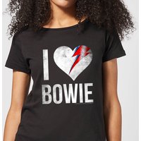 David Bowie I Love Bowie Women's T-Shirt - Black - S von Original Hero