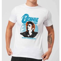 David Bowie Ziggy Stardust Orange Hair Men's T-Shirt - White - S von David Bowie