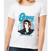 David Bowie Ziggy Stardust Orange Hair Women's T-Shirt - White - L von David Bowie