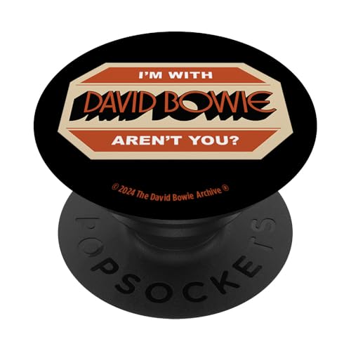 Ich bin bei David Bowie, bist du nicht? PopSockets Klebender PopGrip von David Bowie