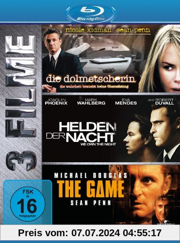 The Game/Die Dolmetscherin/Helden der Nacht [Blu-ray] von David Fincher