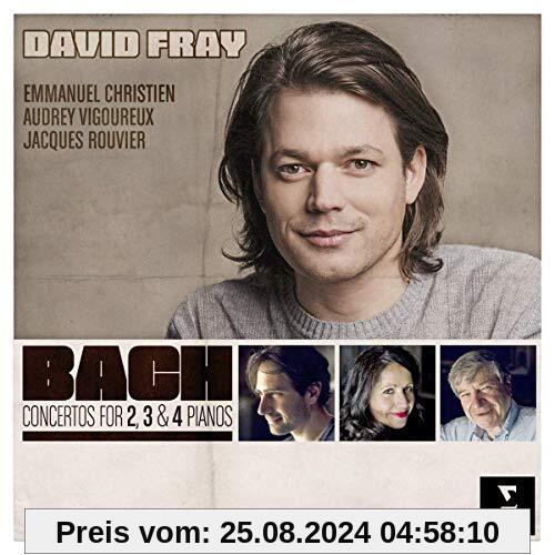 Bach: Konzerte für 2, 3 und 4 Klaviere von David Fray