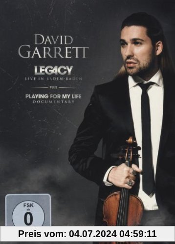 David Garrett - Legacy: Live In Baden Baden [Limited Digipack Edition] von David Garrett