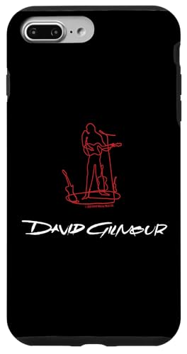 Hülle für iPhone 7 Plus/8 Plus David Gilmour Skizze auf einer Insel, Rot und Weiß von David Gilmour