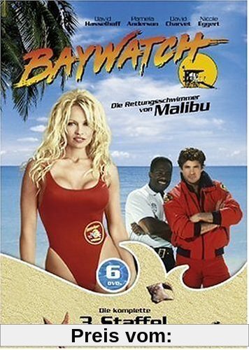 Baywatch - Die komplette 3. Staffel (6 DVDs) von David Hasselhoff
