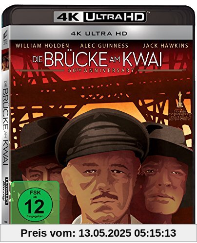 Die Brücke am Kwai (4K Ultra HD) [Blu-ray] von David Lean