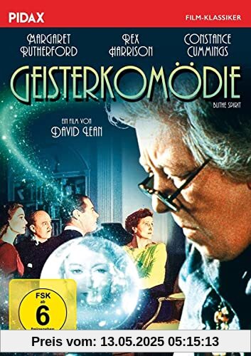 Geisterkomödie (Blithe Spirit) / Oscar-preisgekrönte Kultkomödie mit Margaret Rutherford (bekannt als Miss Marple) (Pidax Film-Klassiker) von David Lean