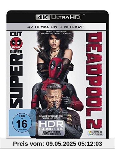 Deadpool 2 [4K Ultra HD und Blu-ray] von David Leitch