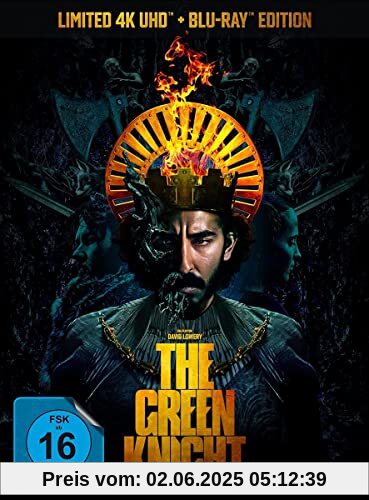 The Green Knight (4K Ultra HD) (+ Blu-ray 2D) limitertes Mediabook inkl. Booklet und Bonusmaterial von David Lowery