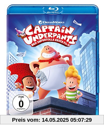 Captain Underpants - Der supertolle erste Film [Blu-ray] von David Soren