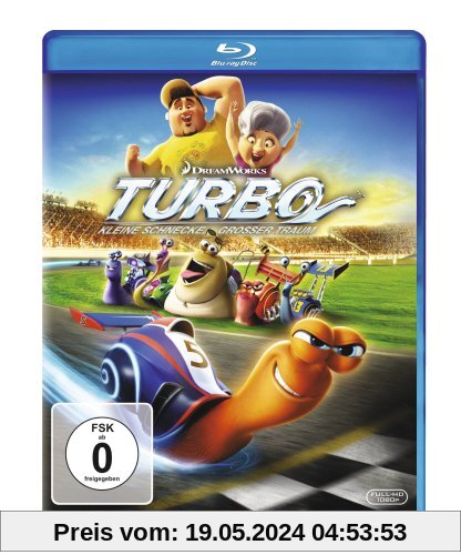 Turbo - Kleine Schnecke, großer Traum  (inkl. Digital Ultraviolet) [Blu-ray] von David Soren