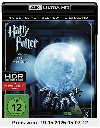 Harry Potter und der Orden des Phönix  (4K Ultra HD) (+ Blu-ray) von David Yates