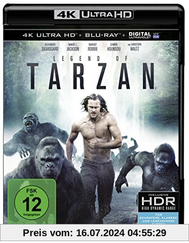 Legend of Tarzan (4K Ultra HD) [Blu-ray] von David Yates