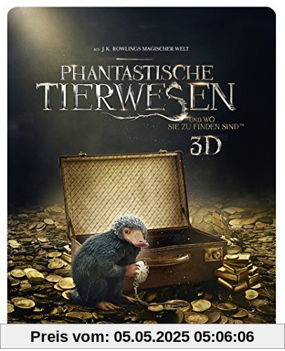 Phantastische Tierwesen und wo sie zu finden sind - Steelbook (exklusiv bei Amazon.de) [3D Blu-ray] [Limited Edition] von David Yates